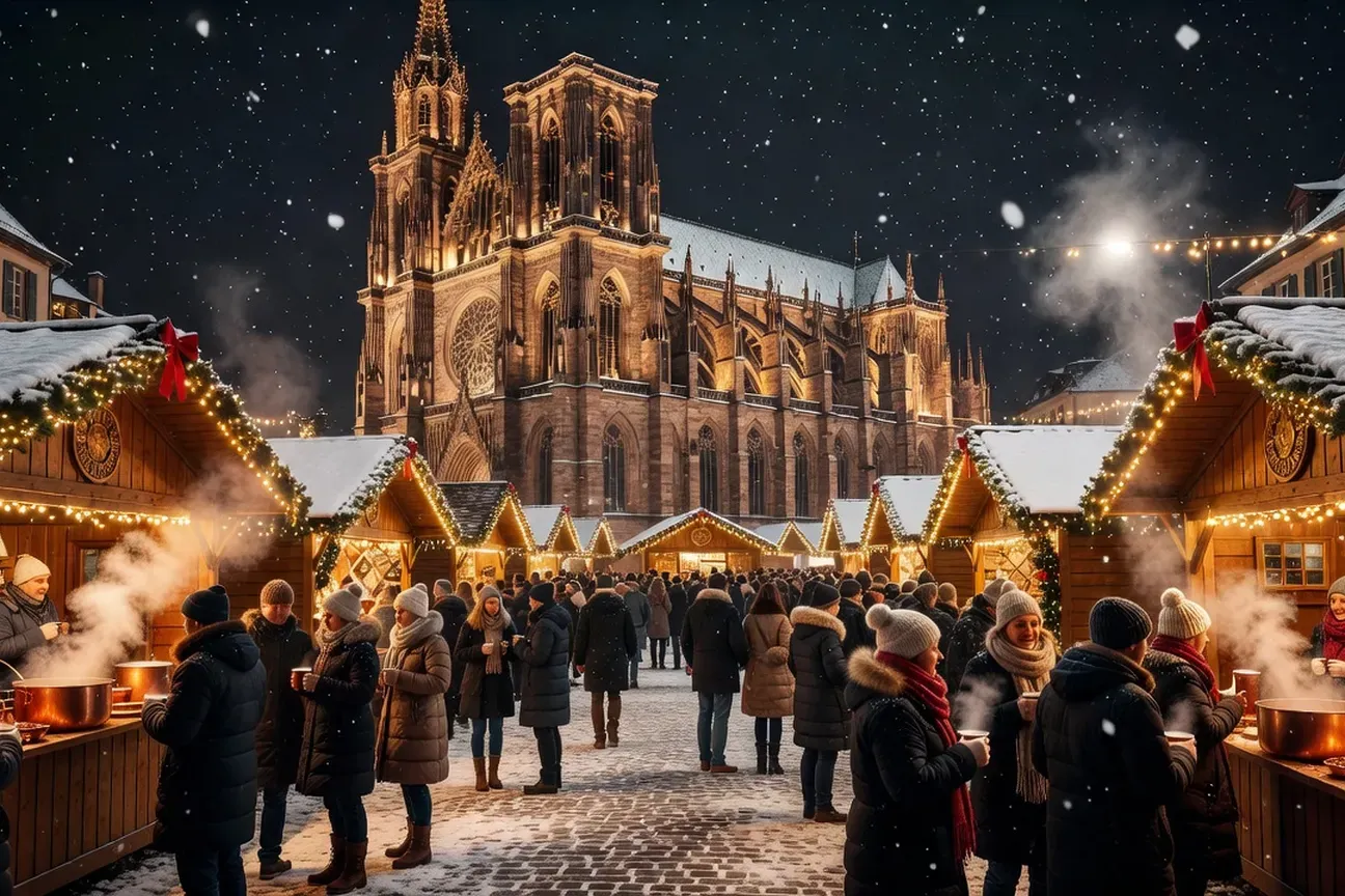Guide des marchés de Noël alsaciens 2026 : Strasbourg, Colmar et les villages de charme
