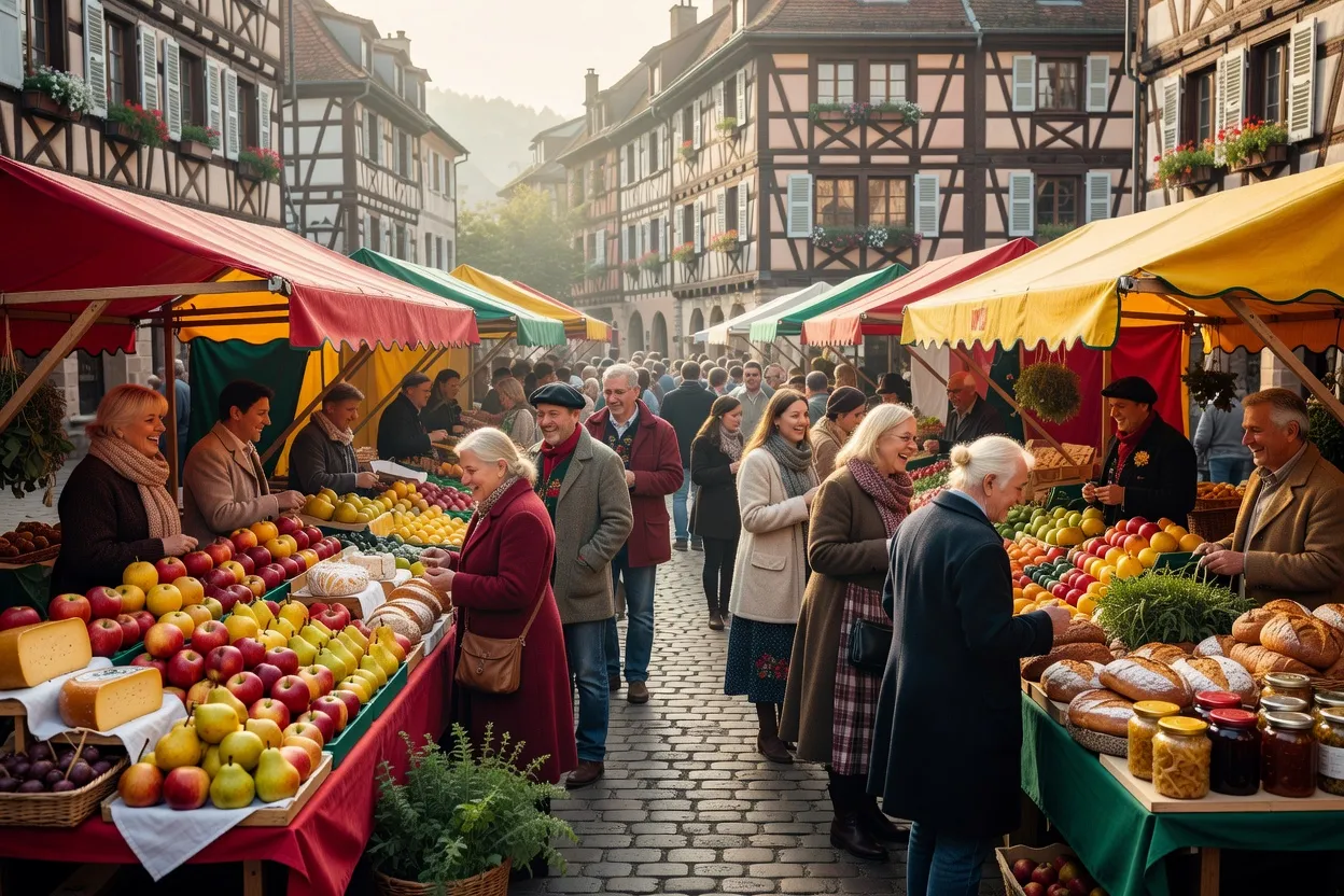 Où acheter en circuit court en Alsace : le guide des marchés de producteurs